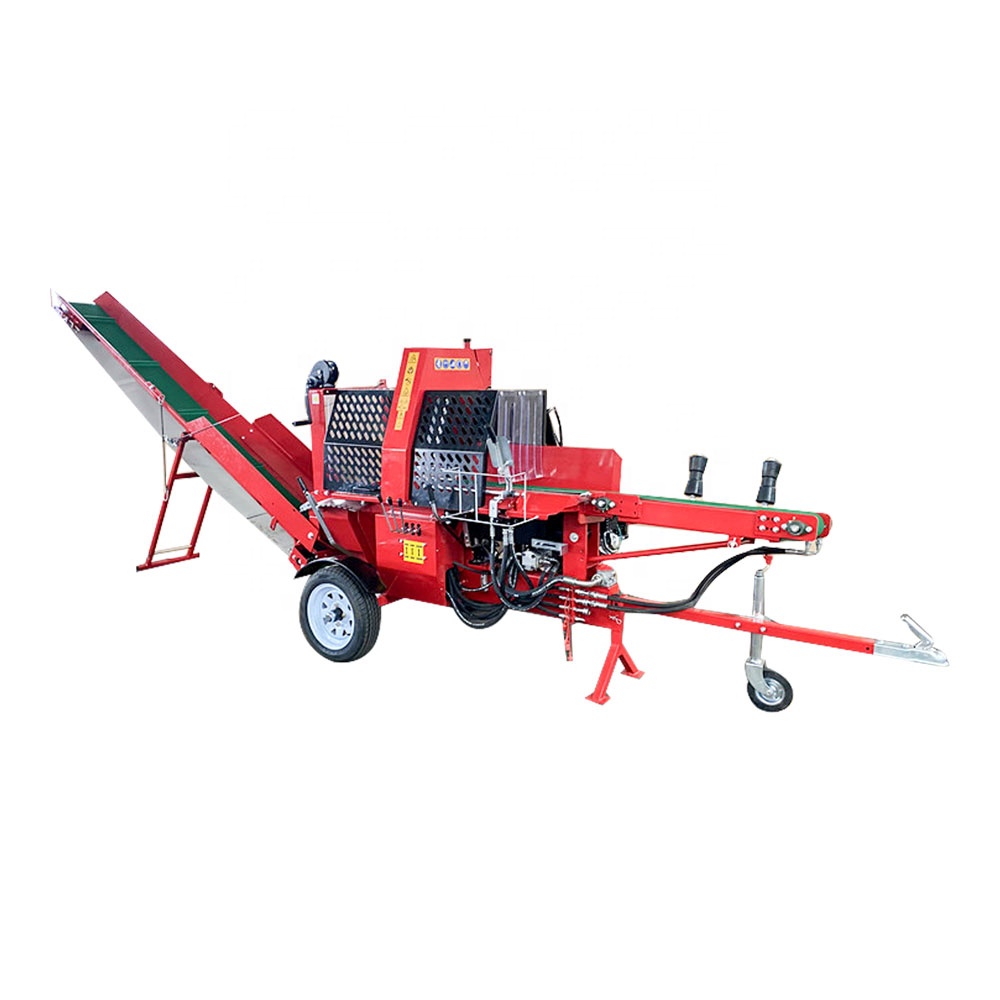 Farming Agriculture Video - Mesin Pembelah Kayu Hidrolik 20 Ton