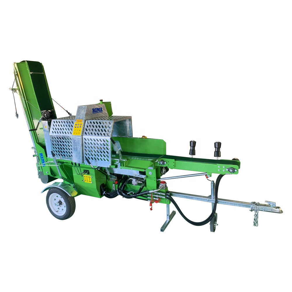 Mesin Pembelah Kayu Hidrolik 2 - Farming Agriculture Video ulasan dan harga