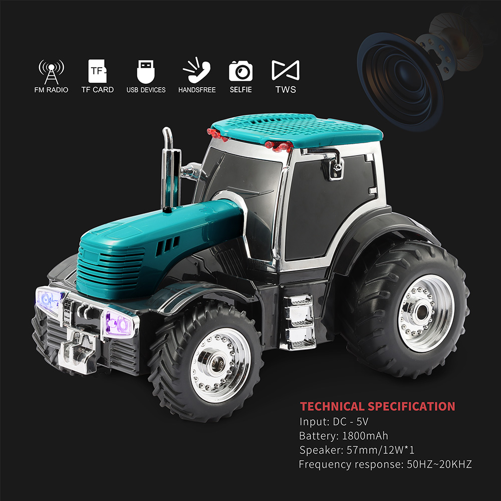 Speaker Bluetooth Bentuk Trakt - Farming Agriculture Video ulasan dan harga